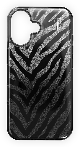 iDeal of Sweden Clear Case iPhone 16 Zebra Mystique