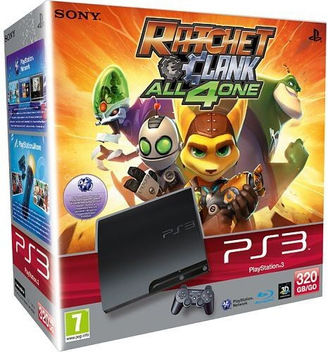 Sony Interactive Entertainment Playstation 3 320GB + Ratchet and Clank All 4 one