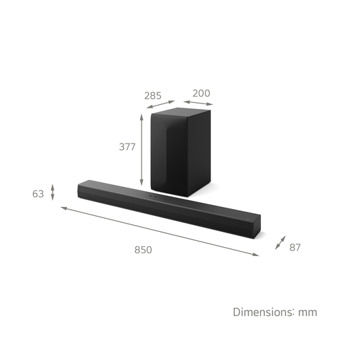 LG US60T 3.1Ch Bluetooth Soundbar with Wireless Subwoofer - image 2
