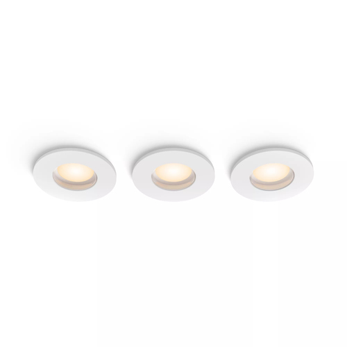 Philips Hue Adore badkamerinbouwspot White Ambiance Wit 3-pack