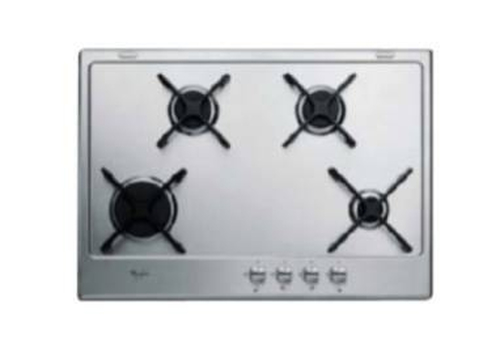 Whirlpool AKT751/IX hob White Built-in Gas 4 zone(s)