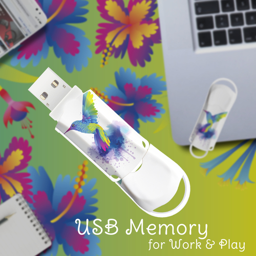Integral 128GB USB3.0 DRIVE XPRESSION HUMMING BIRD – image 7