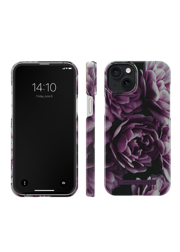 iDeal of Sweden Printed Case iPhone 15PL Deep Purple Bloom – image 2