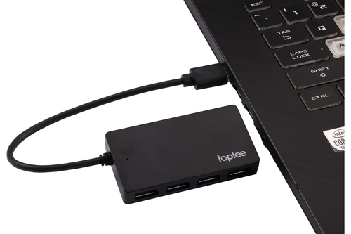 IOPLEE 279G interface hub USB 3.2 Gen 1 (3.1 Gen 1) Type-A 5000 Mbit/s Black – image 3