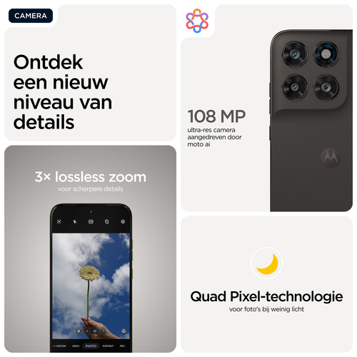 Motorola Moto G77 256GB Schwarz 5G – Foto 6 von 10