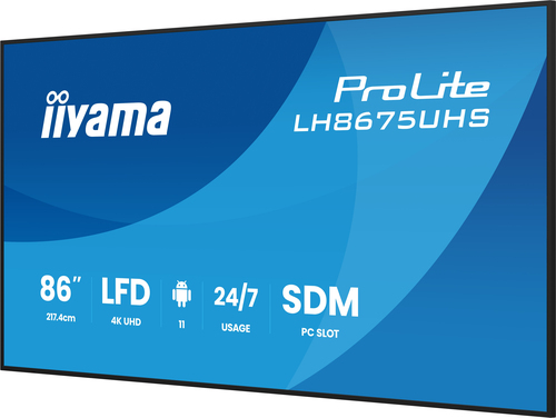 iiyama ProLite LH8675UHS-B2AG - Digital Signage Display, afbeelding 7