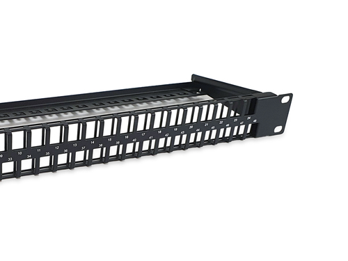 Equip 19" Keystone Patchpanel Cat6 48x RJ45 1HE, afbeelding 4