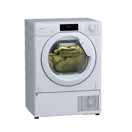 Candy Smart BCTD1 H7A1TE-80 Wifi Connected 7Kg Integrated Heat Pump Tumble Dryer - White - A+ Rated, White - image 2