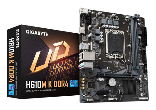 Gigabyte H610M K DDR4 Micro Atx Motherboard - Lga 1700 - image 1