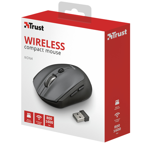 Trust Nona mouse Office Ambidextrous RF Wireless Optical 1600 DPI – image 5