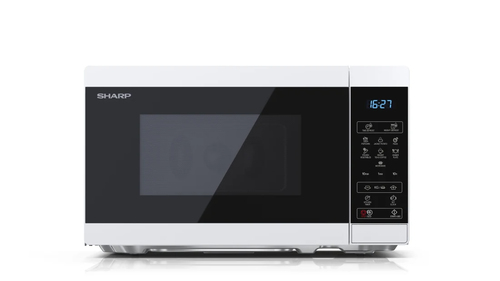 Sharp YC-MS02E-W микроволновая печь Черный, Белый Обычная (соло) микроволновая печь Столешница 20 L 800 W