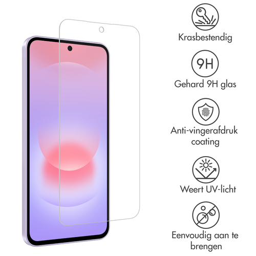 Accezz Gehard Glas Screenprotector Samsung Galaxy A27 (5G), afbeelding 2