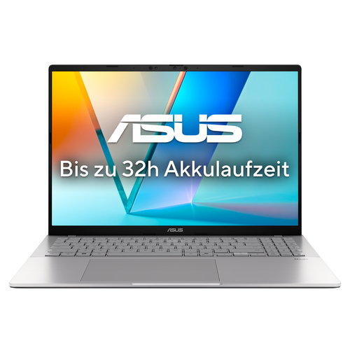 ASUS Vivobook S16 S3607QA-PL011W Copilot+ PC Snapdragon X1-26-100 Ноутбук 40,6 cm (16") WQXGA 16 GB LPDDR5x-SDRAM 1 TB Твердотельный накопитель (SSD) Wi-Fi 6E (802.11ax) Windows 11 Home Серебристый QWERTZ Немецкий