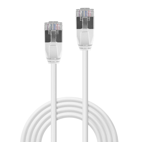 Lindy 3m Cat.6A U/FTP Ultra Slim Network Cable, Grey, afbeelding 3