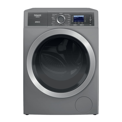 Hotpoint Gentle Power H8 09ADS GPOWER IT стиральная машина Фронтальная загрузка 10 kg 1351 RPM Серый