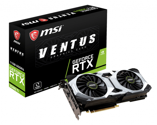 MSI VENTUS RTX 2080 TI 11G видеокарта NVIDIA GeForce RTX 2080 Ti 11 GB GDDR6