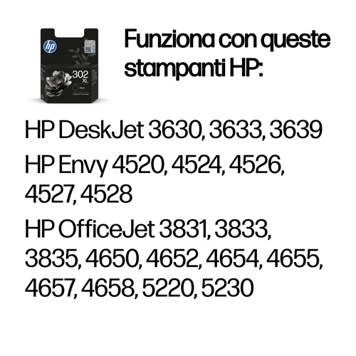 HP 302XL – Cartuccia nero originale