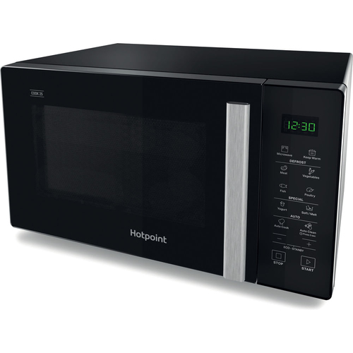 Hotpoint MWH 251 B Черный Комбинированная микроволновая печь Столешница 25 L 900 W
