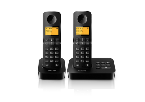 Philips D2052B/38 telephone DECT telephone Caller ID Black – image 2