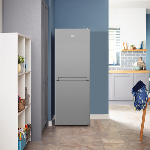 Beko CFG4552S 153cm 50/50 Small Frost Free Fridge Freezer - Silver - E Rated, Silver - image 6