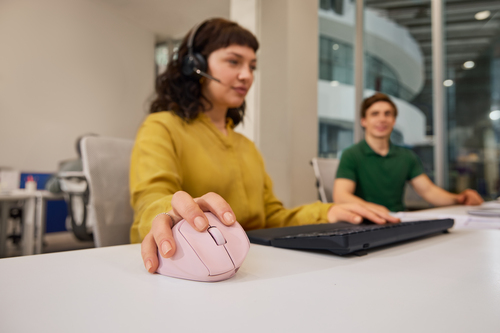 HP Tilt Ergonomic Pink Mouse 720M – image 7