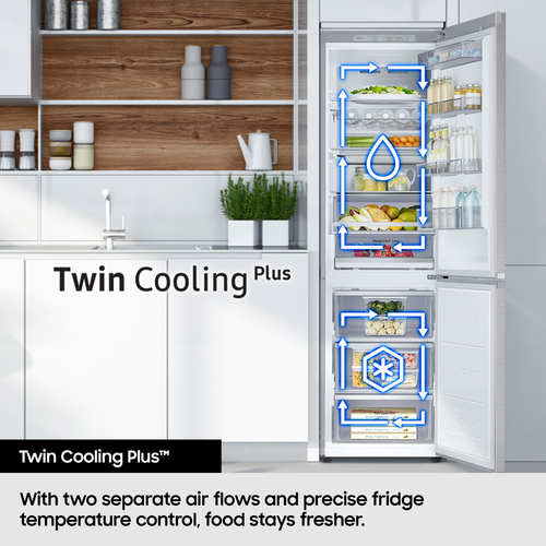Samsung Series 8 SpaceMax RB53DG703CS9EU 70/30 Smart Fridge Freezer - Silver/Grey - image 5