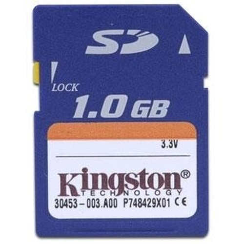 Kingston Technology SecureDigital Memory Card 1GB 125pk