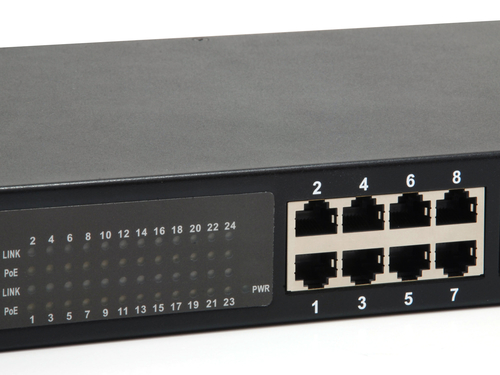 LevelOne 24-Port Gigabit PoE Switch, 802.3at/af PoE – image 2