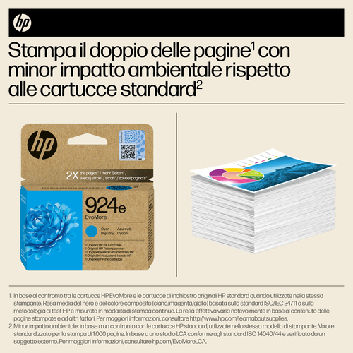 HP 924e – Cartuccia ciano originale