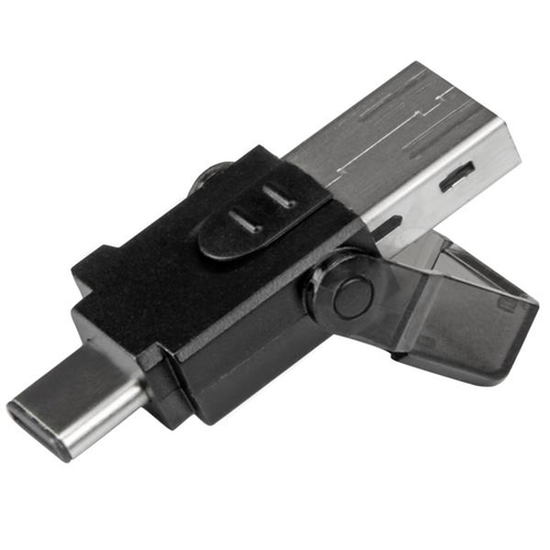 StarTech.com microSD to USB 3.0 Card Reader Adapter - USB-C and USB-A