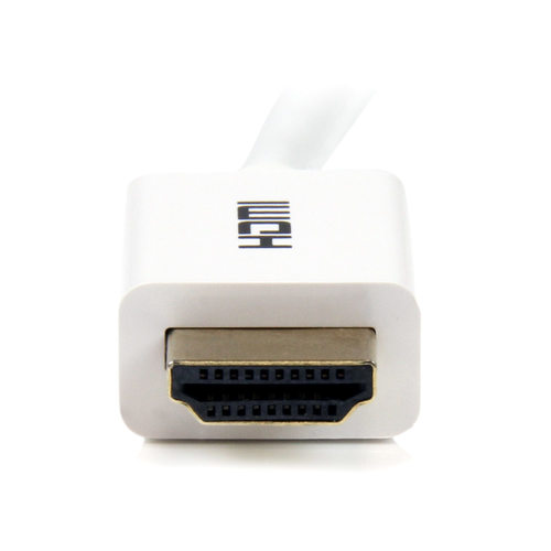 StarTech.com 7m/23 ft CL3 Rated HDMI Cable with Ethernet, In Wall Rated HDMI Cable 4K 30Hz, UHD High Speed HDMI Cable 10.2 Gbps Bandwidth, 4K Ultra HD HDMI 1.4 Video / Display Cable, 30AWG - Long White HDMI Cable HDMI-kabel 7m Hvid – billede 3