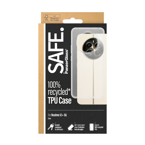 PanzerGlass SAFE. by PanzerGlass® Case for Realme 12+ 5G | Transparent – image 3
