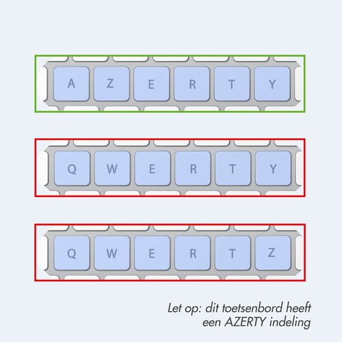 Accezz Keyboard Bookcase voor Samsung Galaxy Tab S9 11.0 inch Tablethoesje Zwart, afbeelding 6