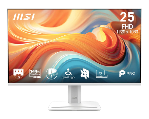 MSI Pro MP251W E14A 24.5 IPS 1920 x 1080 (Full HD) HDMI DisplayPort 144 Hz