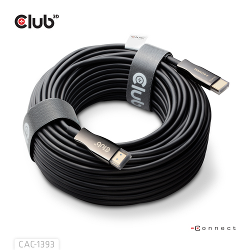 Club 3D HDMI Hybrid AOC kabel 8K60Hz/4K120Hz 50m, afbeelding 10