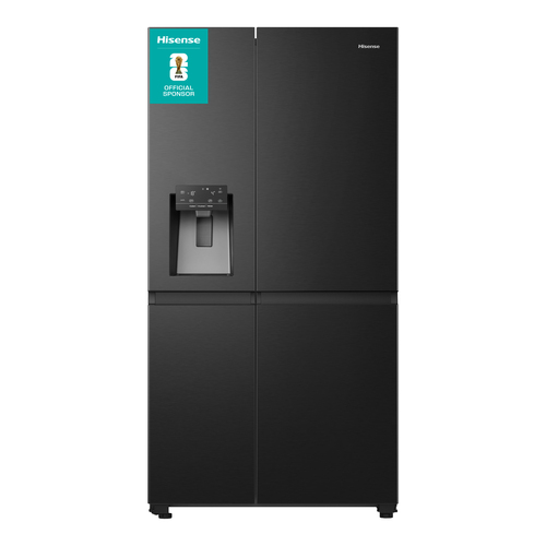 Hisense RS818N4IFE PureFlat Infinite American Fridge Freezer Ice & Water - Black Steel - image 2