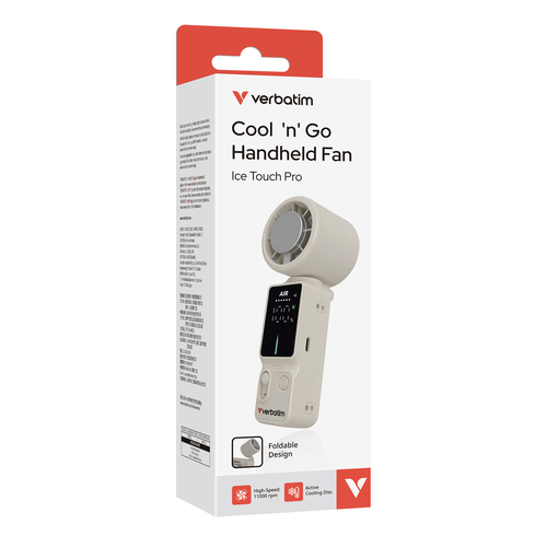Verbatim Cool 'n' Go Ice Touch Pro Handheld Fan – image 4