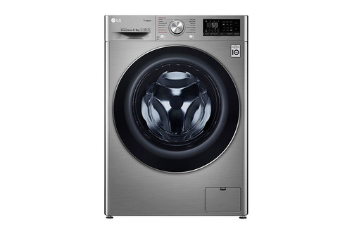 LG FWV796STS стирально-сушильная машина Отдельно стоящий Фронтальная загрузка Черный, Серебристый