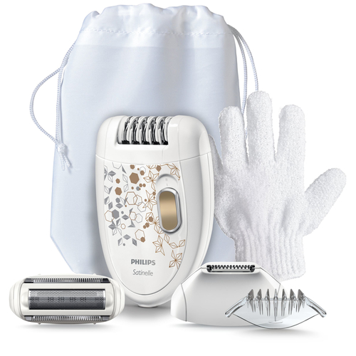 Philips KeraBody HP6425/01 epilator 20 tweezers Gold, Grey, White
