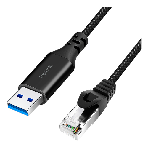 Logilink USB 3.0 Ethernet-Kabel, A/M > RJ45/M, 1Gbit/s, 15m