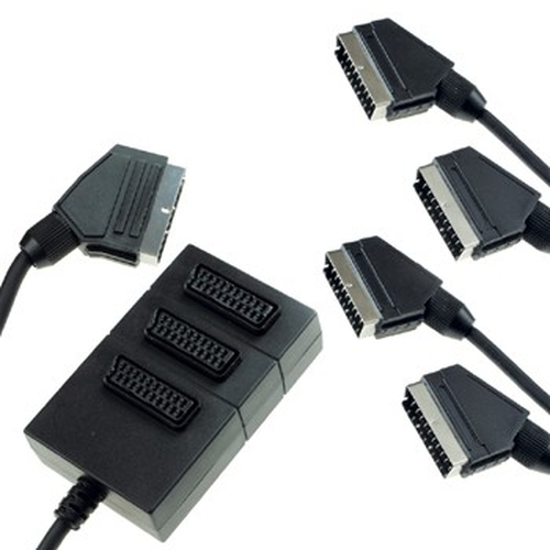 Hama F3400578 video switch SCART