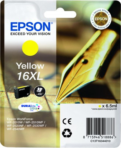 Epson 16XL – Cartuccia giallo originale (Penna e cruciverba)