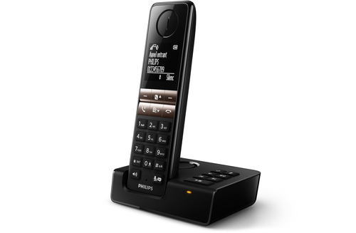 Philips D4651B/FR telephone DECT telephone Caller ID Black