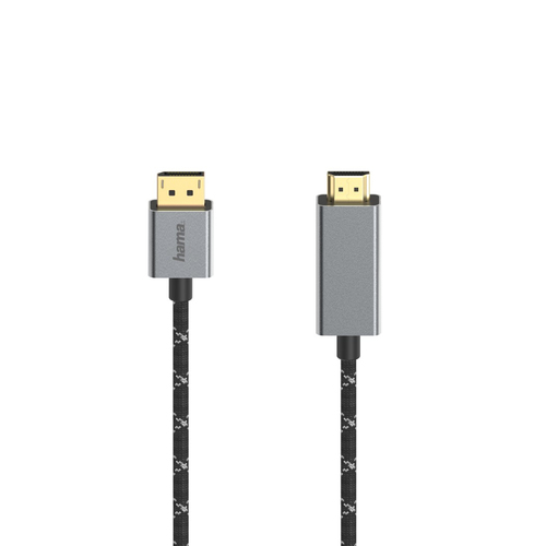 Hama 00200506 видео кабель адаптер 1,5 m DisplayPort HDMI Черный