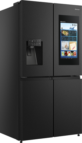 Hisense PureFlat RQ760N4IFE Smart Fridge Freezer - Black Stainless Steel, Stainless Steel - image 2