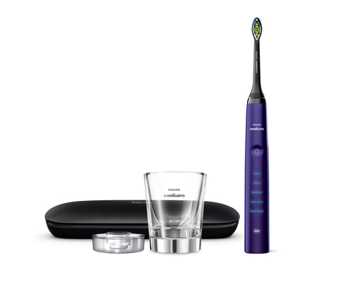 Philips Sonicare DiamondClean HX9371/71 electric toothbrush Adult Sonic toothbrush Black, Purple – image 2