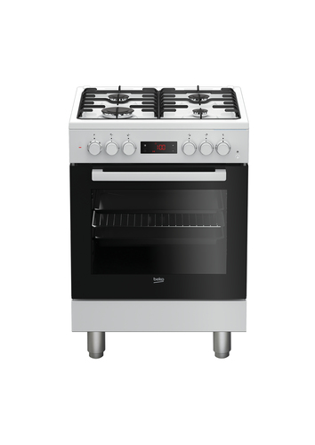 Beko FSE62110DWF Freestanding cooker Electric Gas White