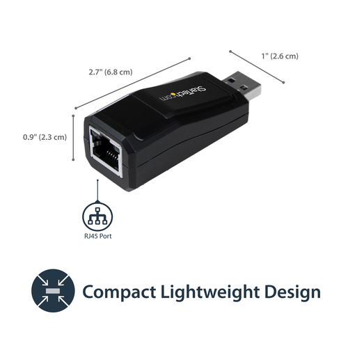 StarTech.com USB 3.0 to Gigabit Ethernet NIC Network Adapter – 10/100/1000 Mbps – image 6