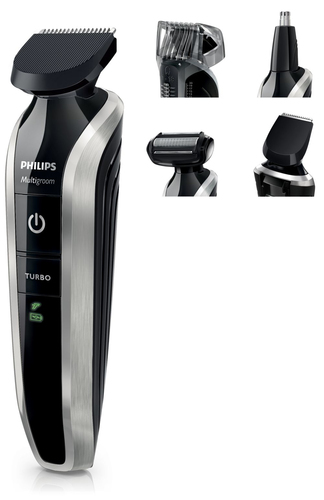 Philips MULTIGROOM Series 7000 QG3379/15 body groomer/shaver Black, Silver