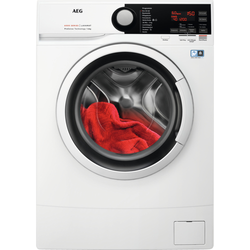 AEG L6SB70268 стиральная машина Фронтальная загрузка 6 kg 1200 RPM Белый
